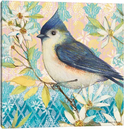 Blue Jay I Canvas Art Print - Susan Winget