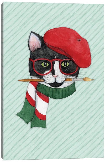 Cat Canvas Art Print - Susan Winget