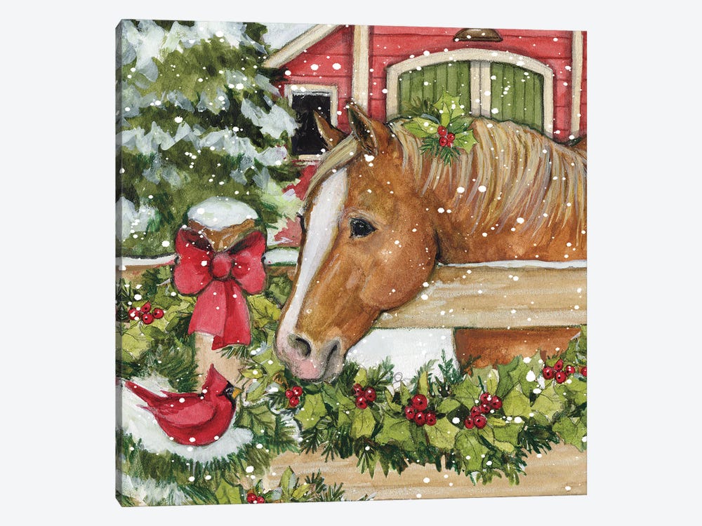 Chestnut Horse by Susan Winget 1-piece Canvas Artwork