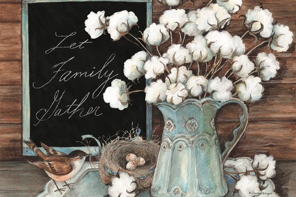 Cotton: Cotton Pitcher by Susan Winget