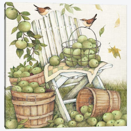 Apple Chair Canvas Print #SWG5} by Susan Winget Canvas Print