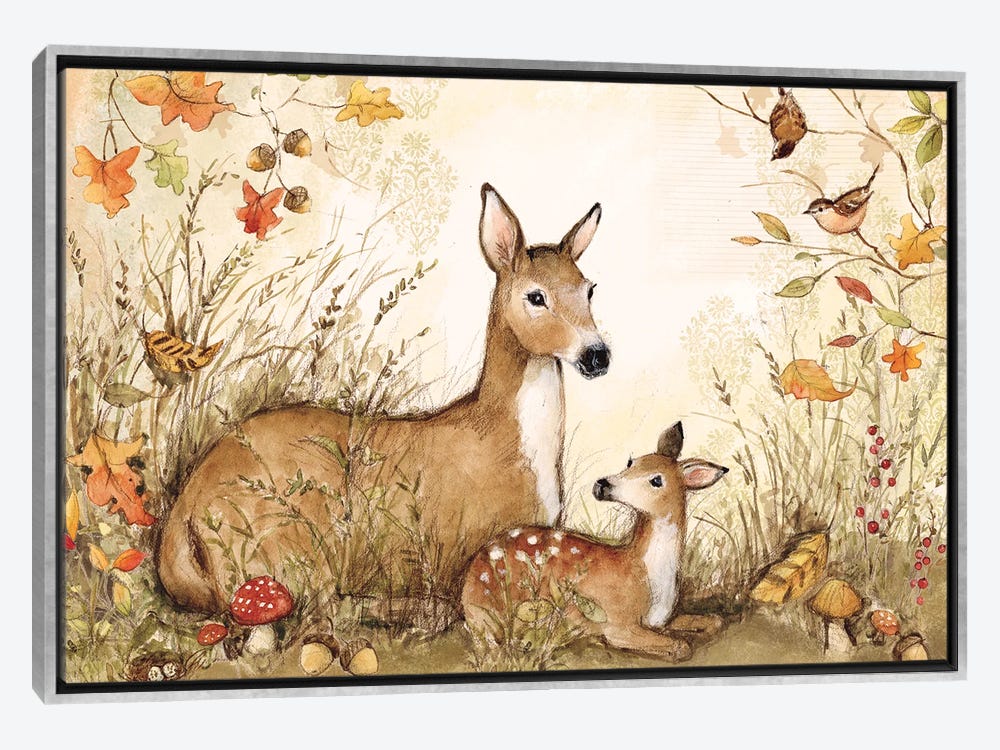 Deer-Horizontal Canvas Art by Susan | Winget iCanvas