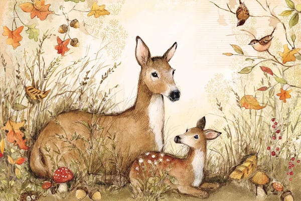 Deer: Deer-Horizontal by Susan Winget