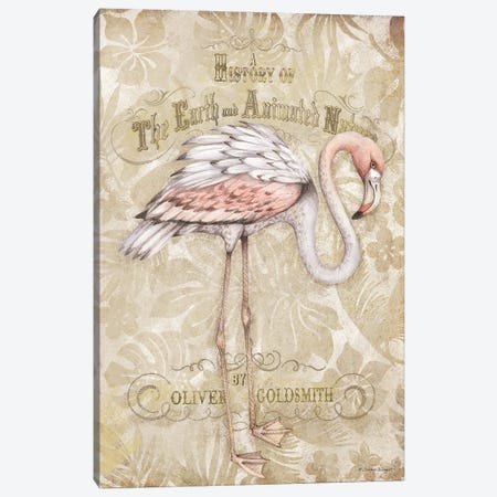 Flamingo Tropical Canvas Print #SWG87} by Susan Winget Canvas Print