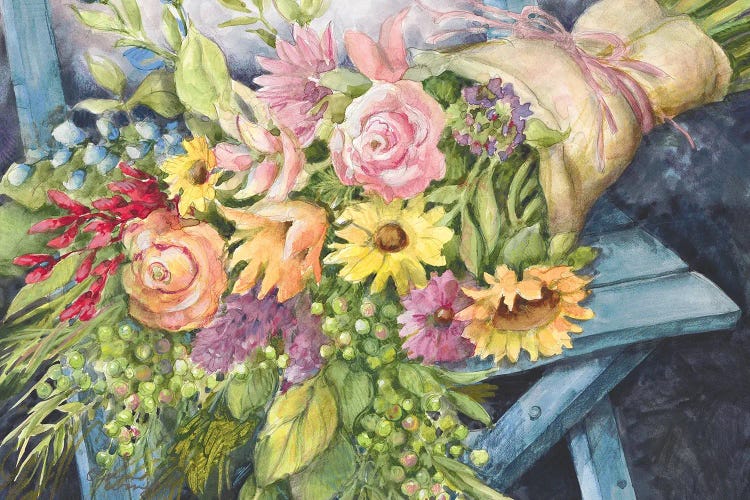 Flower Chair by Susan Winget wall art
