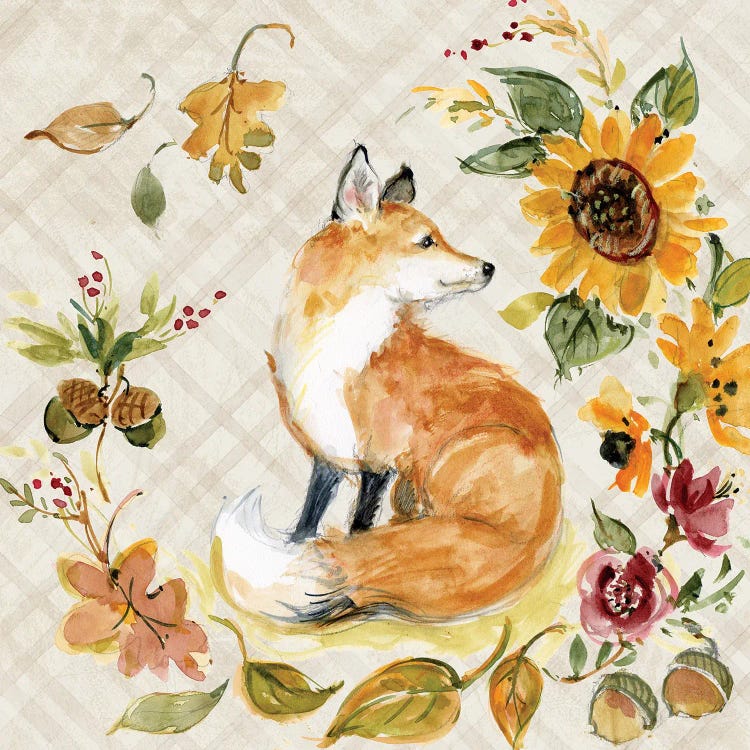 Fox And Leaves