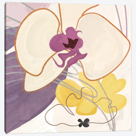 Orchid I Canvas Print #SWH11} by Evelia Designs Canvas Art