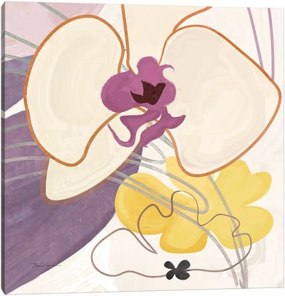 Orchid I Canvas Art Print - Evelia Designs