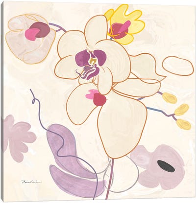 Orchid IV Canvas Art Print - Evelia Designs