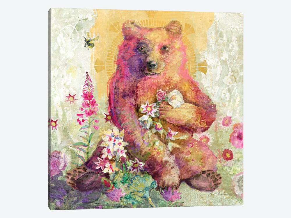 Rose The Bear by Evelia Designs 1-piece Canvas Artwork