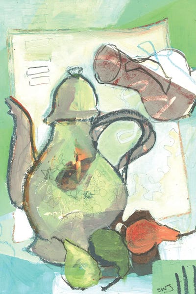 Modern Tablescapes: Still Life With Coffee Pot by Shani Wray-Jenkins