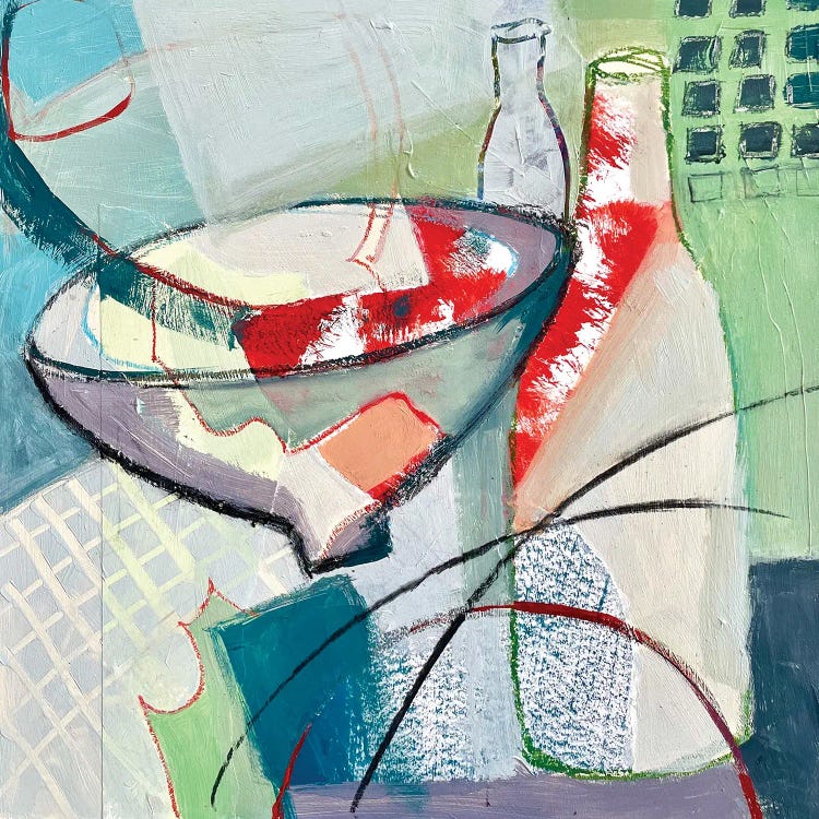 Still Life With Red Wine