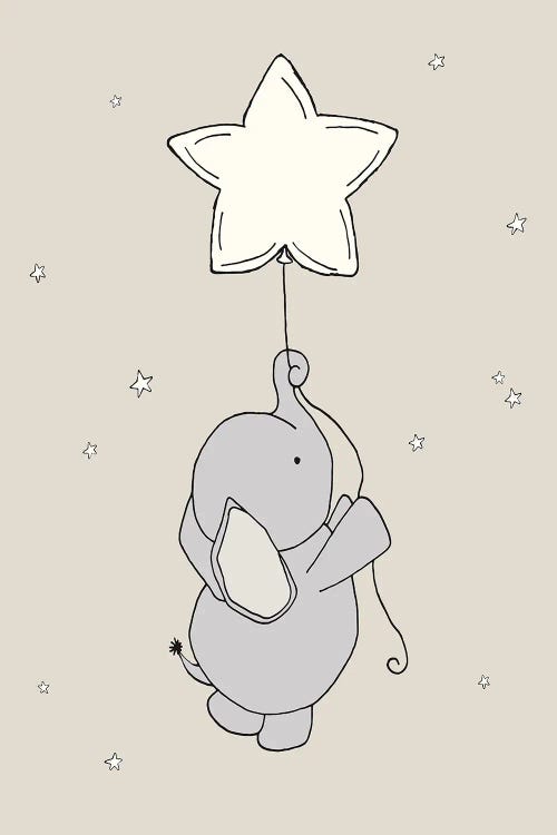 Elephant Star Balloon