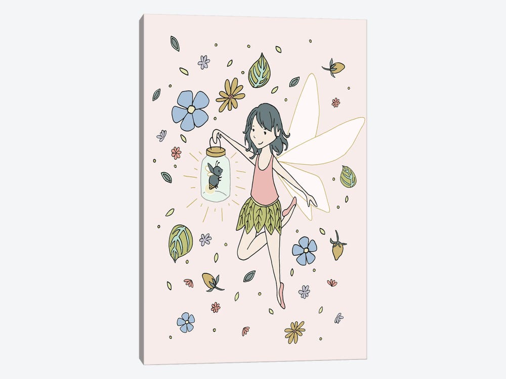 Fairy And Firefly by Sweet Melody Designs 1-piece Art Print