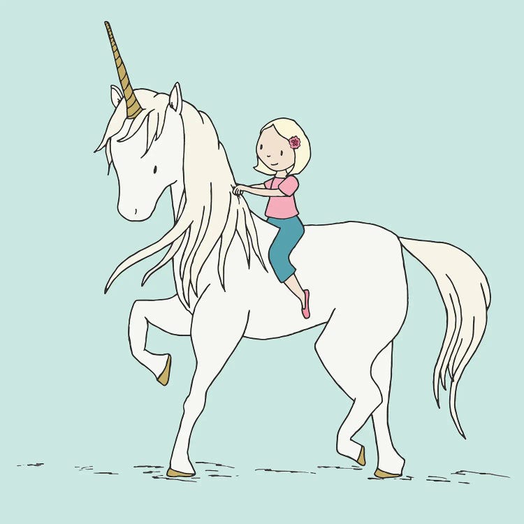 Girl and Unicorn