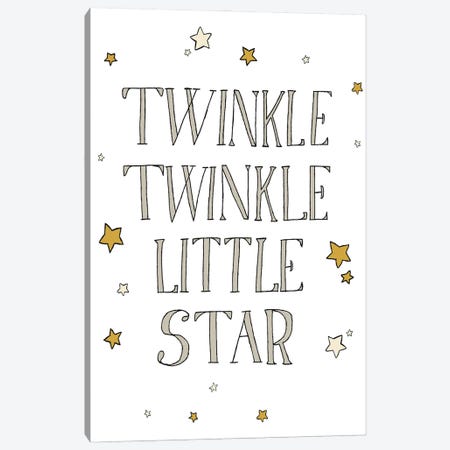 Twinkle Little Star Canvas Print #SWM39} by Sweet Melody Designs Canvas Art Print