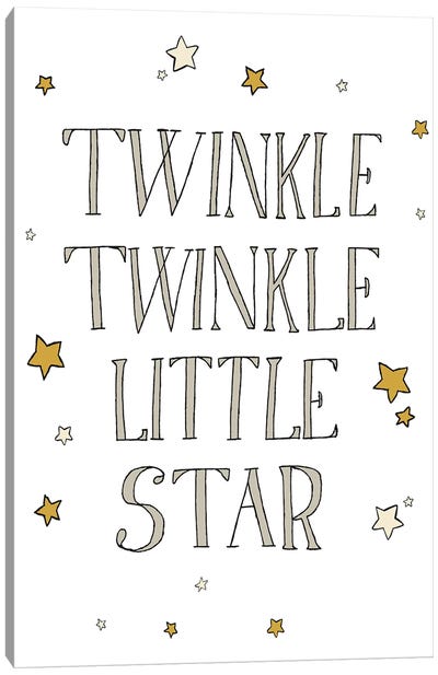 Twinkle Little Star Canvas Art Print - Sweet Melody Designs