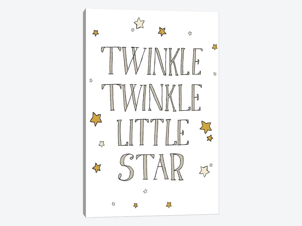 Twinkle Little Star by Sweet Melody Designs 1-piece Canvas Print