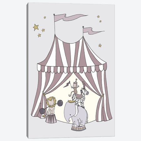 Circus Dreams Tent Canvas Print #SWM5} by Sweet Melody Designs Canvas Print