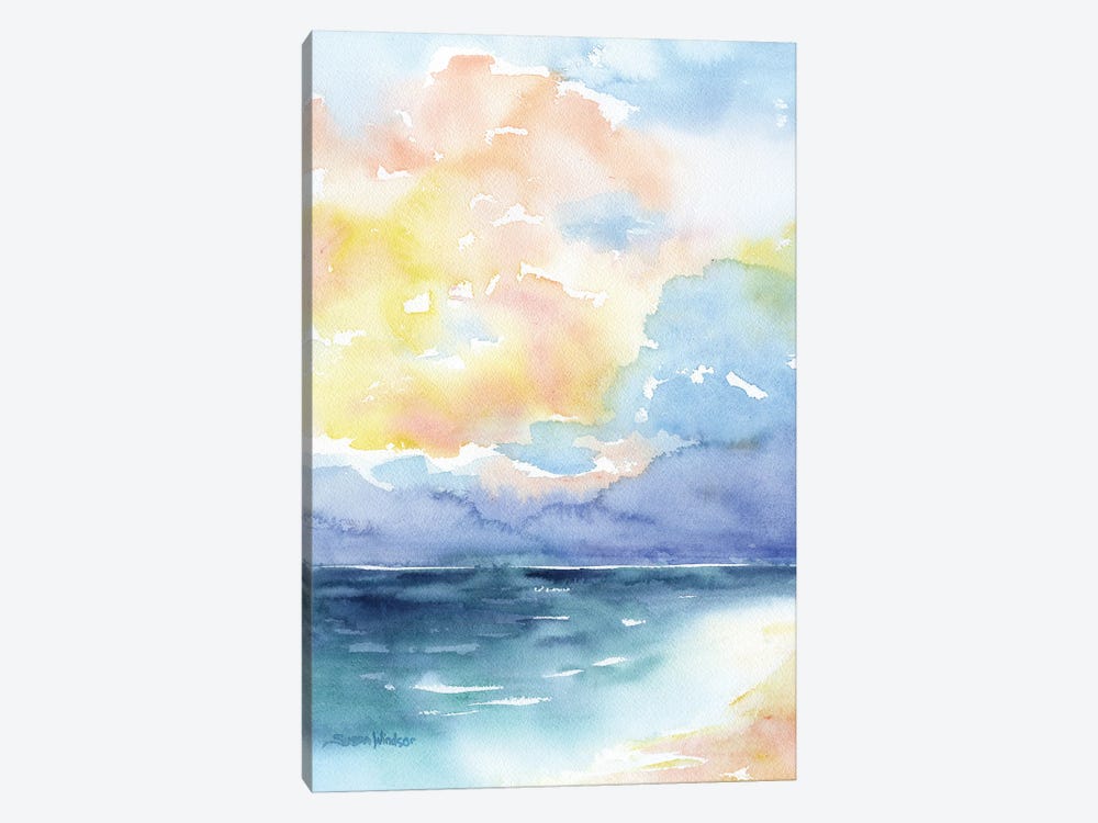 Colorful Ocean by Susan Windsor 1-piece Art Print