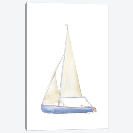 Sailboat I Canvas Print #SWO106} by Susan Windsor Canvas Wall Art