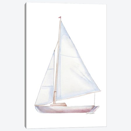 Sailboat II Canvas Print #SWO107} by Susan Windsor Canvas Artwork
