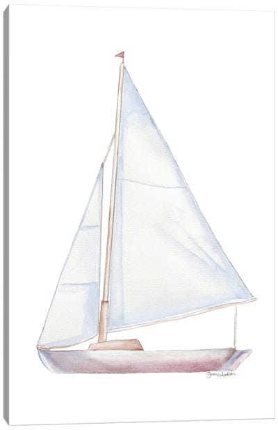 Sailboat II Canvas Art Print - Susan Windsor