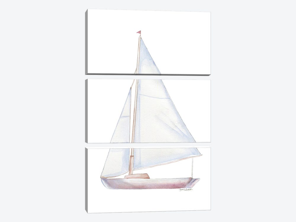 Sailboat II by Susan Windsor 3-piece Canvas Artwork