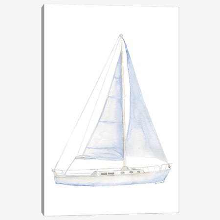 Sailboat III Canvas Print #SWO108} by Susan Windsor Canvas Art Print