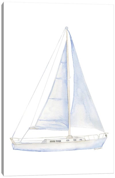 Sailboat III Canvas Art Print - Susan Windsor