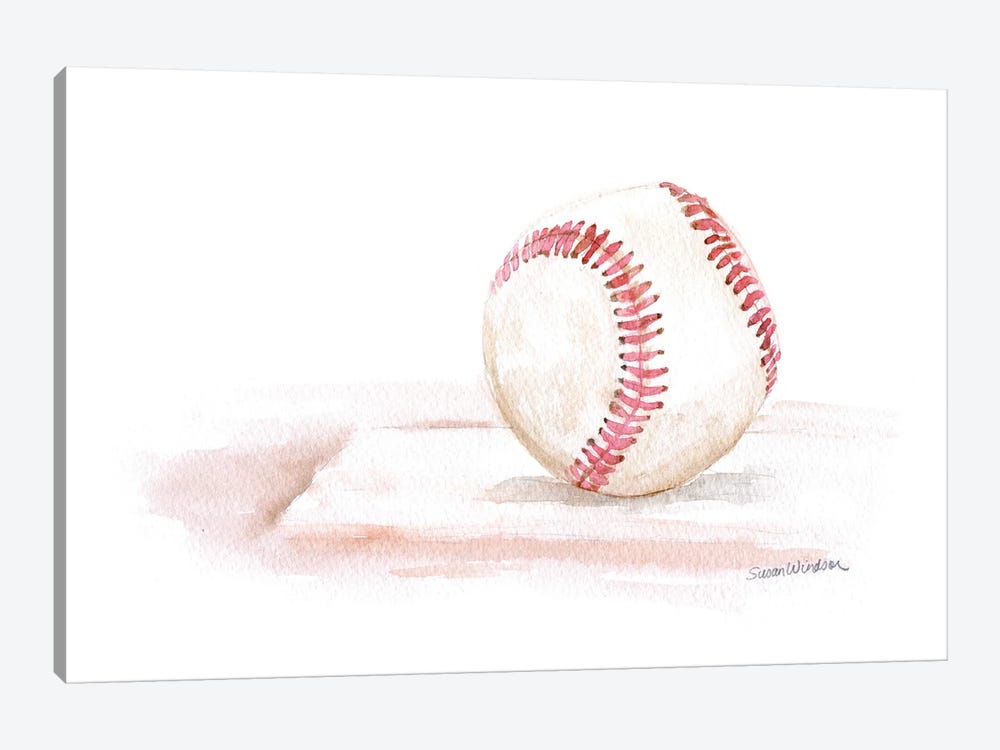 Baseball by Susan Windsor 1-piece Canvas Art