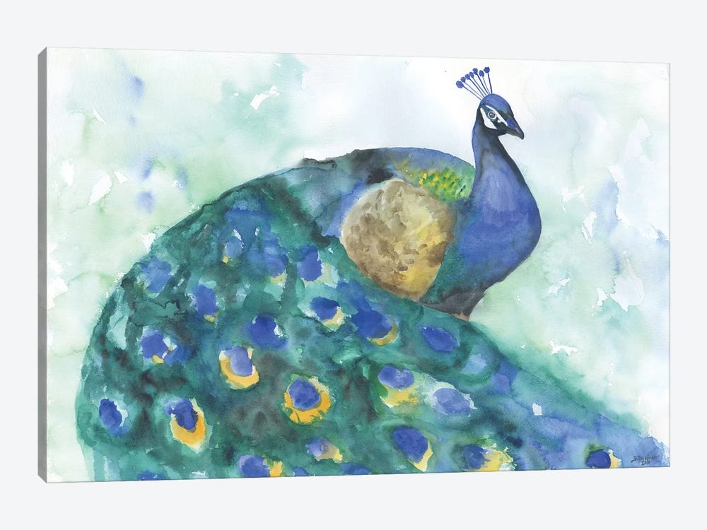 Peacock I by Susan Windsor 1-piece Canvas Print