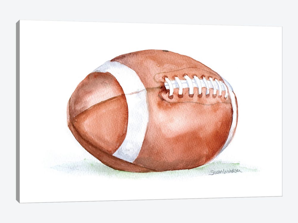Football by Susan Windsor 1-piece Art Print