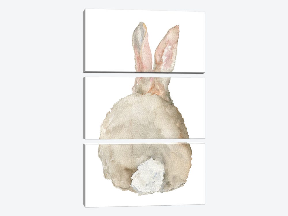 Jack Rabbit Tail by Susan Windsor 3-piece Canvas Wall Art