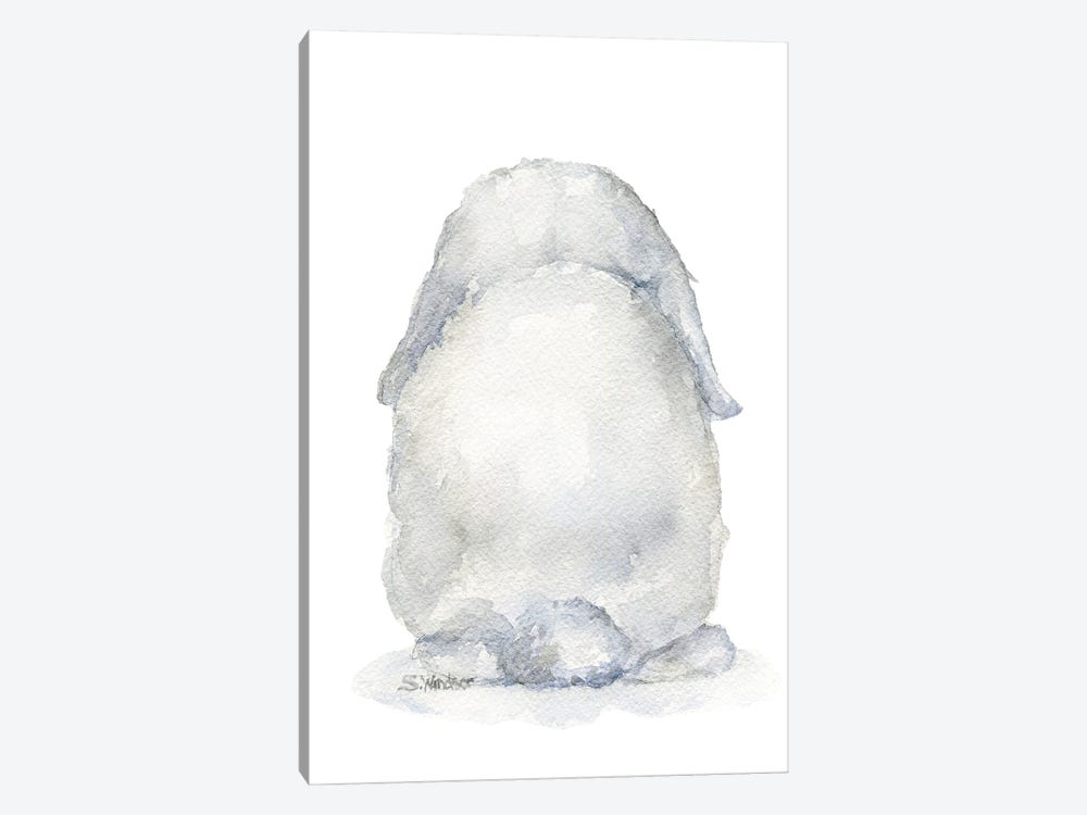 Gray Mini Lop Rabbit Tail by Susan Windsor 1-piece Art Print