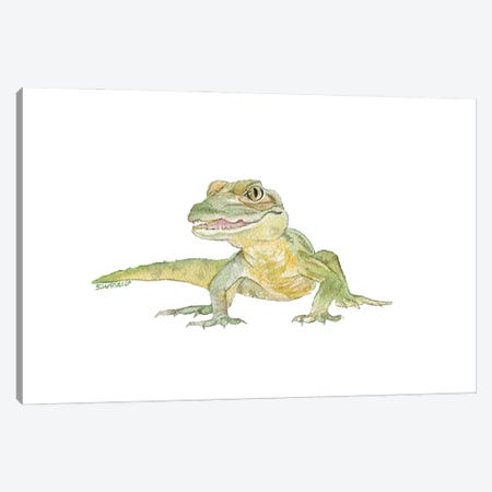 Baby Alligator Canvas Print #SWO1} by Susan Windsor Canvas Artwork