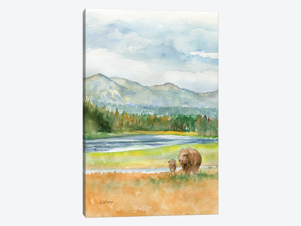 Yellowstone National Park by Susan Windsor 1-piece Canvas Art