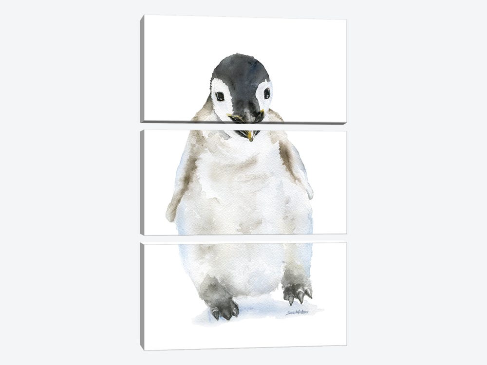 Penguin Chick by Susan Windsor 3-piece Canvas Print
