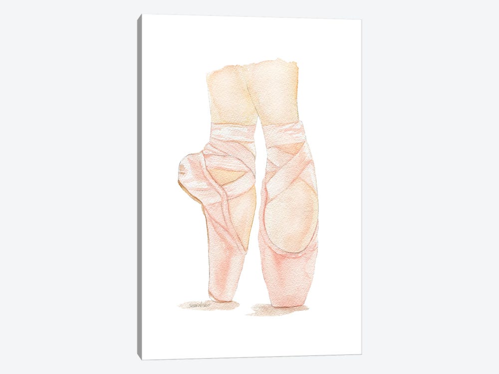 Ballet Shoes by Susan Windsor 1-piece Canvas Art Print