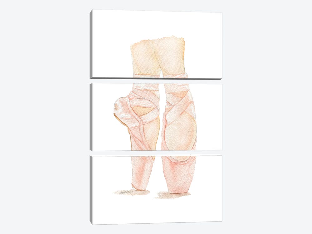 Ballet Shoes by Susan Windsor 3-piece Art Print