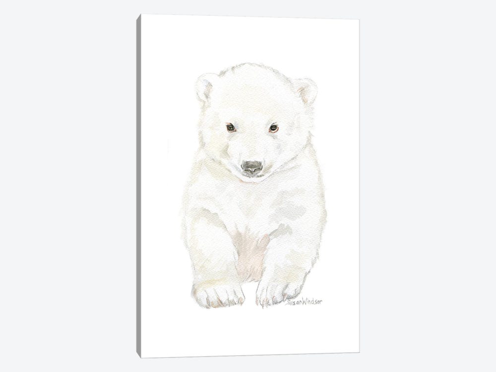 Polar Bear Cub by Susan Windsor 1-piece Canvas Wall Art