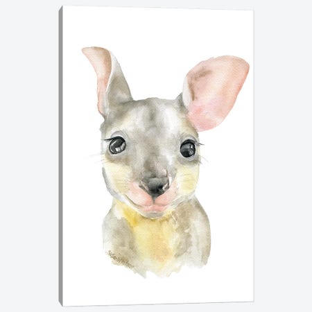 Kangaroo Joey Canvas Print #SWO61} by Susan Windsor Canvas Artwork