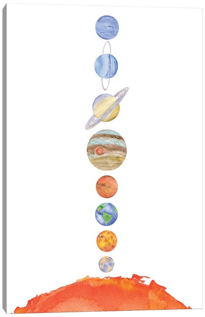 Solar System Canvas Art Print - Susan Windsor