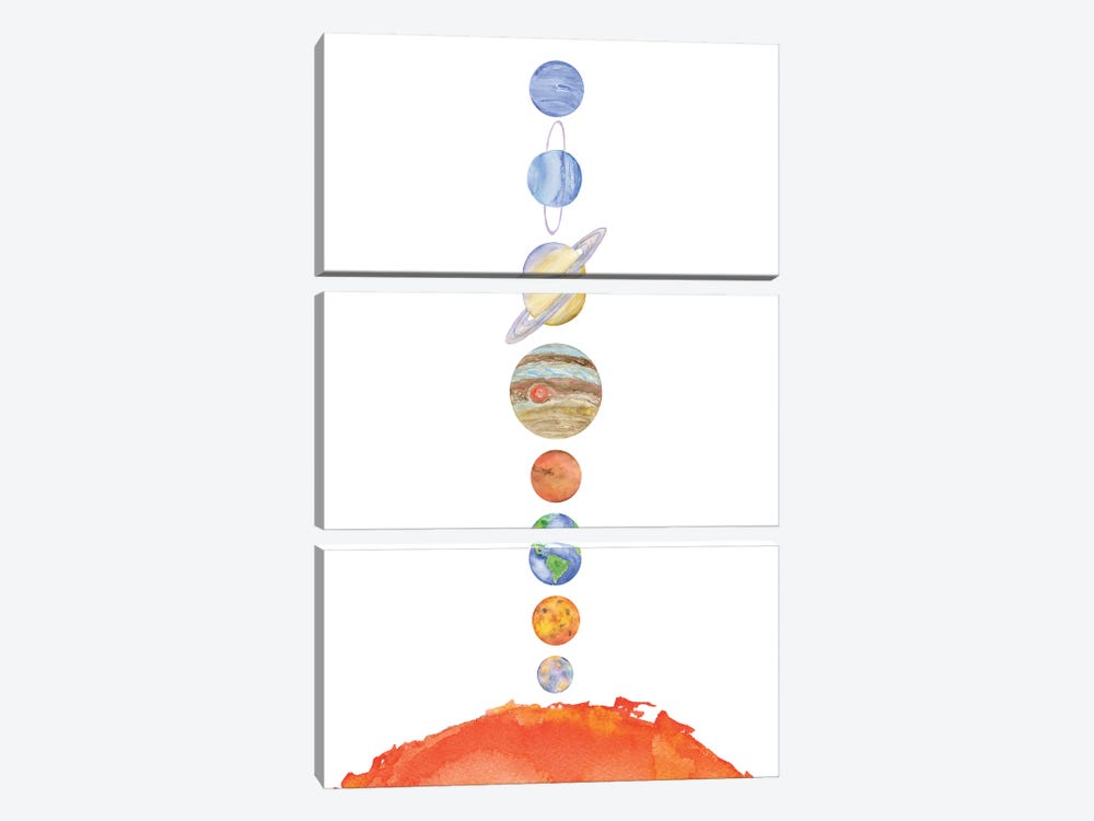 Solar System by Susan Windsor 3-piece Art Print