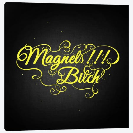 Magnets Bitch II Canvas Print #SWS19} by 5by5collective Canvas Print