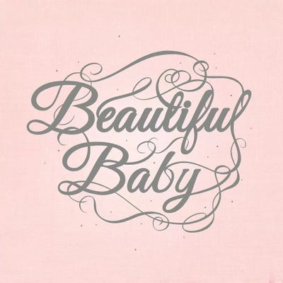 Beautiful Baby by 5by5collective framed canvas print
