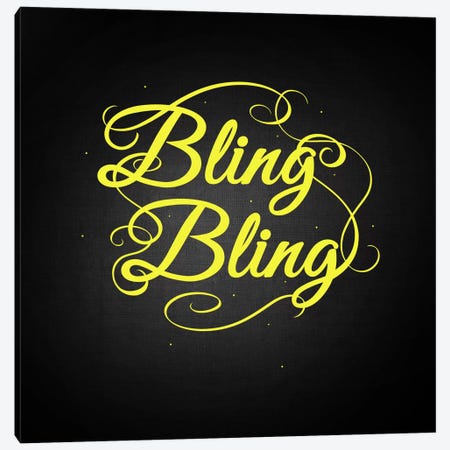 Bling Bling Canvas Print #SWS29} by 5by5collective Canvas Artwork