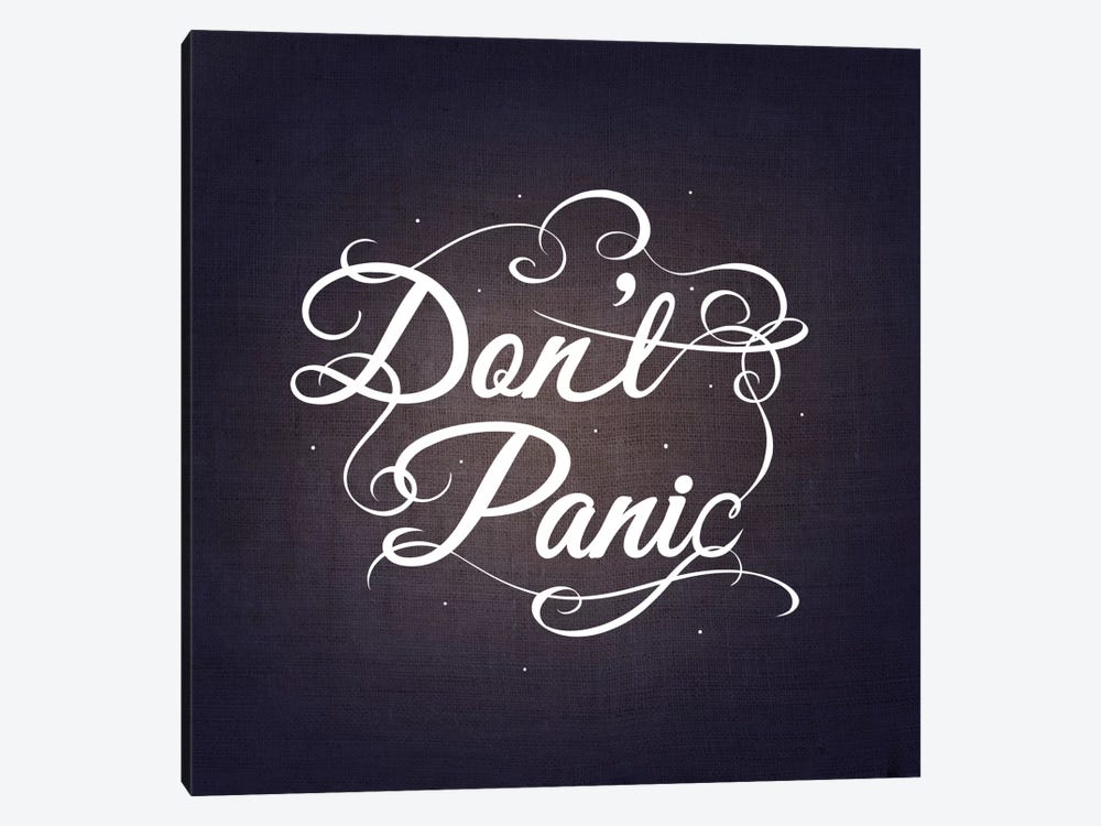 Don't Panic by 5by5collective 1-piece Canvas Art