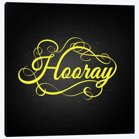 Hooray Canvas Print #SWS31} by 5by5collective Canvas Art Print