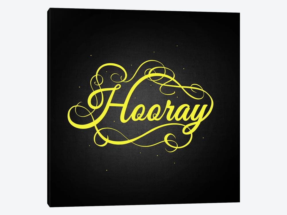 Hooray by 5by5collective 1-piece Canvas Art Print